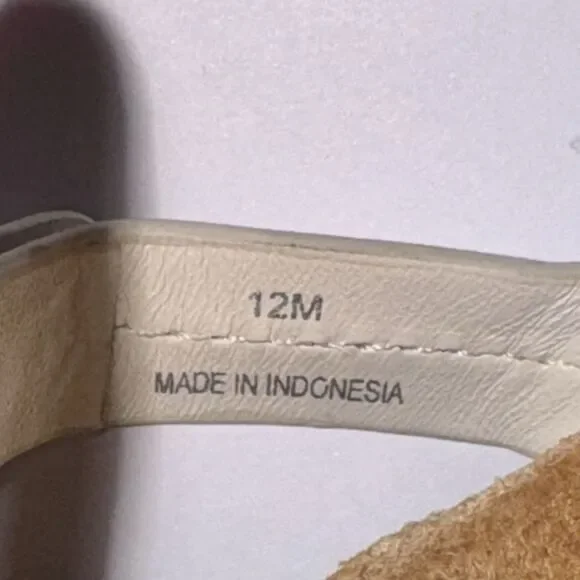 TORY BURCH Miller Cloud Thong Sandal Ivory White Leather Cork Footbed Size 12 - Picture 3 of 9